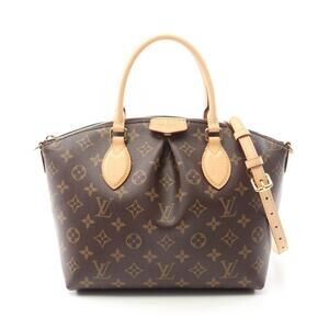 Louis Vuitton Boetie NM Monogram Handbag Canvas Leather Brown